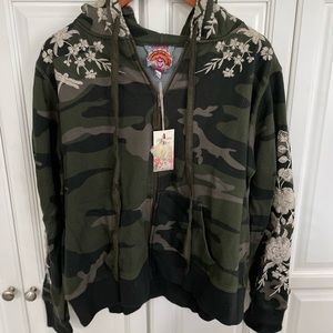 Johnny Was Erith Modern Zip up Hoodie New with Tags